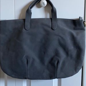Old Navy Grey Suede Bag